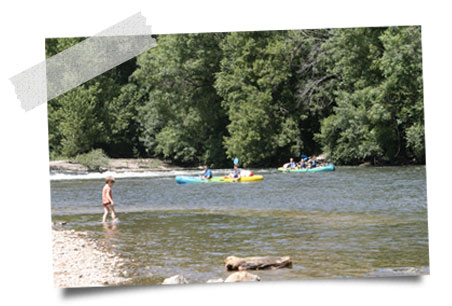 holiday activity - canoing