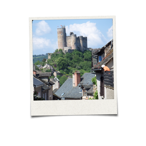 Najac village and château